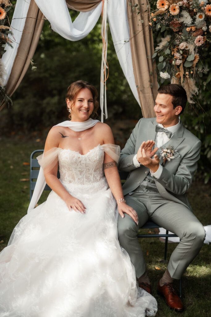 Trauung im Schlossgarten von Schloss Reichenau, Hochzeit Schloss Reichenau